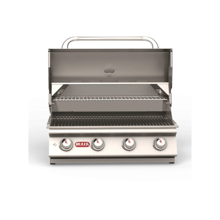 Bull's grill on a white background